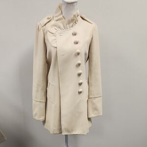 Lux Cream Trench Coat
